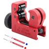 XTDMJ Mini tagliatubo, 3-22 mm regolabile in lega di zinco, utensile da taglio per il taglio di rame, ottone, PVC, alluminio, sbavatrice
