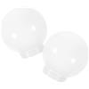Alipis 2 Pezzi Di Ricambio In Acrilico Paralume A Globo Paralume A Sfera Di Latte Ricambio Per Paralume A Sfera Per Plafoniere Lampioni O Lampioni 15 Cm.