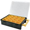 ART PLAST Portaminuterie Con Vaschette Removibili 18x12,8x3,2cm 16 Vaschette 24,2x18,8x6,0cm