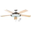 DCG MiTA VECRD50TL - Ventilatore a Soffitto in Legno a Soffitto con Telecomando