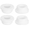 QUARKZMAN 4 Pezzi Occhielli in Gomma 26mm Foro di Perforazione, Passacavi Guarnizione 17mm ID Gommini Passacavo Scrivania Bianco Siliconica per Tappo Organizzare Filo Cablaggio Casa Auto