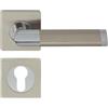 Domino JARO-QR ECO M6M9 - Set maniglia per porta in nichel cromato