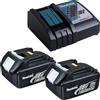 Makita BL1830B 197599-5 18,0 V 3 Ah + 1 caricatore Makita DC18RC 195584-2
