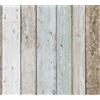 A.S. Création Carta da parati Il Decoro effetto legno 10,05 m x 53 cm beige blu marrone Made in Germany 899927 8999-27