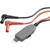 VOLTCRAFT MS-4S - Adattatore per misuratore, mini fusibile piatto, 4 mm, colore: Nero, Rosso