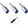 PANSHIYON Adattatore magnetico da 4 mm a 1/4 bit, confezione da 3 punte micro esagonali di precisione a punte standard da 6,35 mm