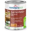 Remmers Olio eco per legno di abete di Douglas, 0,75 litri, olio sostenibile a base d'acqua per douglas all'esterno e all'interno, ideale per mobili da giardino e terrazze in douglas, ecologico