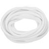 QUARKZMAN Nastro Sigillante Schiuma Silicone, Diametro 5,5mm (0,22) Lunghezza 4 Metri (13,12 Ft) Guarnizione Gomma Spugna Rotonda Corda Gomma Solida per Macchinari e Industrie, Bianco