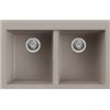 ELLECI LGQ35043 | Lavello da incasso GRANITEK QUADRA 350 | Colore : Tortora