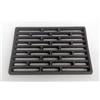 Lb Metalmeccanica Fondello,Griglia in ghisa,camino,stufa,legna,asole Mattoncino,BBQ 30x20x2 Cm LB-GCMR300200