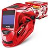 Telwin Maschera Automatica saldatura TELWIN 802936 saldatrice casco VANTAGE RED XL