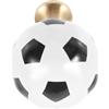 HOMSFOU Pomello Installazione per Forma a da di Pallone in Armadio Calcio Ottone Ceramica Maniglia Moderna alla Facile e Resistente Corrosione per Mobili