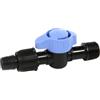 SAB Valvola Rubinetto Tape Filettata Maschio 22X1/2 per Tubo Acqua Manichetta Gocciolante, 10 Pezzi, Ideale per impianti di irrigazione a goccia in giardino, balcone e orto