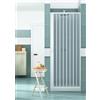 Bonussi Porta Parete Doccia 80 cm 1 Anta a Soffietto in PVC H185 Vens Bianco