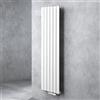 doporro Radiatore Verticale da Bagno 160x46cm, Radiatore a Pannello Termoarredo da Parete e Pavimento in Acciaio, Bianco