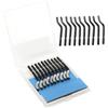 Aramox Set 20 Pezzi di Lame di Sbavatura di Ricambio BS1010 per Metallo, Plastica, Alluminio, Rame e PVC