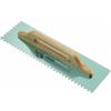Ausonia - Frattazzo per colla 48X14 manico legno lama acciaio Dente 12x12