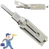 YOZO stainless steel key decoder,2 in 1 decoder e pick tools,key,duplicatore chiavi auto,2-in-1 pick decodificatore chiave,2-in-1 pick lettor,decodificatore chiave pick per serratura-SS001 PRO 1PCS