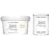 bianco Shabby CHALK PAINT Avorio (2022) & FINITURA - Pittura Shabby Chic EXTRA OPACA (2,5 litri) + Finitura Trasparente Opaco (1 litro)