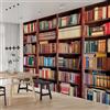 Luowenji Fotomurale Libreria Retrò Carta da Parati Libreria 3D Fotomurali In Tessuto Non Tessuto 300x210 Decorazione Parete Camere da Letto Soggiorno Pareti Murale Poster Giganti a.1444