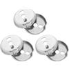 ELAYARD Set 6 Pezzi Accessori Bagno in Acciaio Inox Argento, Supporti per Porta Asciugamani da Parete, Facili da Installare per Riparazioni Fai da Te in Bagno