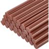 QUARKZMAN 30Pz Stick Colla a Caldo Dimensioni Standard per Pistola 11mm x 200mm Colla a Caldo Bastoncini Ricariche Grandi e Molto Adesivi, Marrone