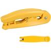 Generico Stripper di filo di rete portatile, 4.33x1.38x1.06 pollici, pinze anti-slip per cavi LAN con taglierina punzonatura a telefono, computer, UTP, categoria 5 e 6 linee, strumento di installazione