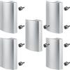 SOTECH 5 x SOTECH maniglia per porta balcone SEJA II alluminio colore argento 85 x 40 x 20 mm maniglia per porta patio