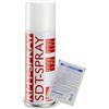 DEWEPRO RMT Spray - 1391411 - Spray per rilevatori di fumo - ITW Cramolin - 1391411 - Spray di prova per rilevatori di fumo per prova, incluso 1 pezzo DEWEPRO® SingleScrubs