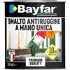 Bayfar, Gruppo Sammarro Smalto vernice per ferro antiruggine una mano 750ML (Bianco Lucido)