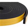 STICKERSLAB GHIRARDI StickersLab - Profilo Gomma Mousse Aerstop® SE32CE adesivo (15mm x 3mm x 10MT)