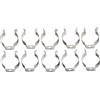 ARMYJY 10 clip a molla per riporre attrezzi, in acciaio luminoso, clip in acciaio per riporre attrezzi, capannoni, officine, garage, casa (16 mm)