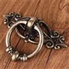 SPORTARC 10 anelli vintage per cassetti, per maniglie ad anello, maniglie in lega antica retrò per cassetti, per cassetti, maniglie per armadietti da appendere ad anello (bronzo)
