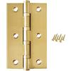 CATTLEYAHQ Cerniere per porte a 4 pezzi, robuste cerniere per armadi in ottone da 50 mm,Cerniere mute in rame più resistenti
