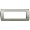 Vimar Serie Idea - Placca Rondo 6 modulo metallo titanio metallizzato