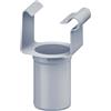 INEFA Bocchettone di scarico rettangolare 115mm/85mm Grigio PVC-U