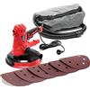 Wiltec XPOtool Levigatrice 1280W Con aspirazione, disco di levigatura da 215 mm e impugnatura supplementare