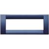 Vimar Serie Idea - Placca Classica 6 modulo plastico blu zaffiro