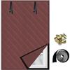 Generic Tende Termiche Isolanti Window Pellicola Isolante per Finestre Copertura Isolamento Termico Invernali, Contro Freddo Kit Adatto per finestre di soggiorno(Red,22x39in/55x100cm)