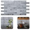 Grace Baltic - Pannelli da parete 3D per decorazione di pareti interne in PVC (18, Mattone Grigio.)