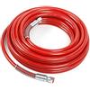 Fetcoi 15 m 1/4 Airless tubo ad alta pressione giallo/rosso per spruzzatori airless 3300 Psi (stile: rosso)
