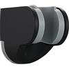 Tecmolog Supporto Soffione Doccia a Muro Nero Supporto per Doccia Regolabile in Plastica ABS, ST01B