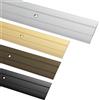 Gedotec Profilo di transizione per avvitamento alluminio argento 90 cm | lunghezza 0,9 m larghezza 37 mm | 1 pezzo Binario di transizione per pavimenti - profilo per pavimenti in alluminio