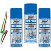 Generico SET 3 BOMBOLETTE DI VERNICE ZINCO CHIARO SPRAY EFFETTO GALVANICO A FREDDO PROTETTIVO PER ESTERNI SIGILL MADE IN ITALY