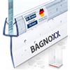 Bagnoxx guarnizione doccia 100 cm per vetro 8 mm, profilo PVC trasparente con labbro idrorepellente, per porta in vetro
