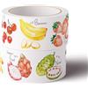 VisitRyl Bordi per Carta da Parati Adesivi Cartoon Children's Room Frutta B 12cm X 500cm Design Decorativo