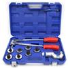 3S SuperSamaStore Kit Espansore Allargatubi Manuale a Pinza per Tubi Rame, con 7 Matrici Sistema Metrico 10-28 Mm, Tagliatubi 6-42 Mm e Sbavatore, in Valigetta