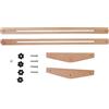 Haofy Righello di Misurazione per Scale in Legno, Dima per Gradini per Scale Set di Modelli per Gradini per Scale in Stile Lungo da 0° a 270° Angolo di Misurazione per Scale, Alzate e Pareti Divisorie