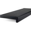 Metall- & Kunststoffhandel Thomas Jäkel TJ davanzale interno grafite 35 x 150 cm/davanzale in plastica con chiusura laterale/davanzali per finestre/davanzali interni su misura PVC/davanzale per finestra