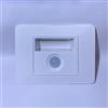 SANDASDON Segnapasso Led Con Sensore Bianco 220V 1,6W Freddo 6500K Per Scatola 503 Compatibile Vimar Plana